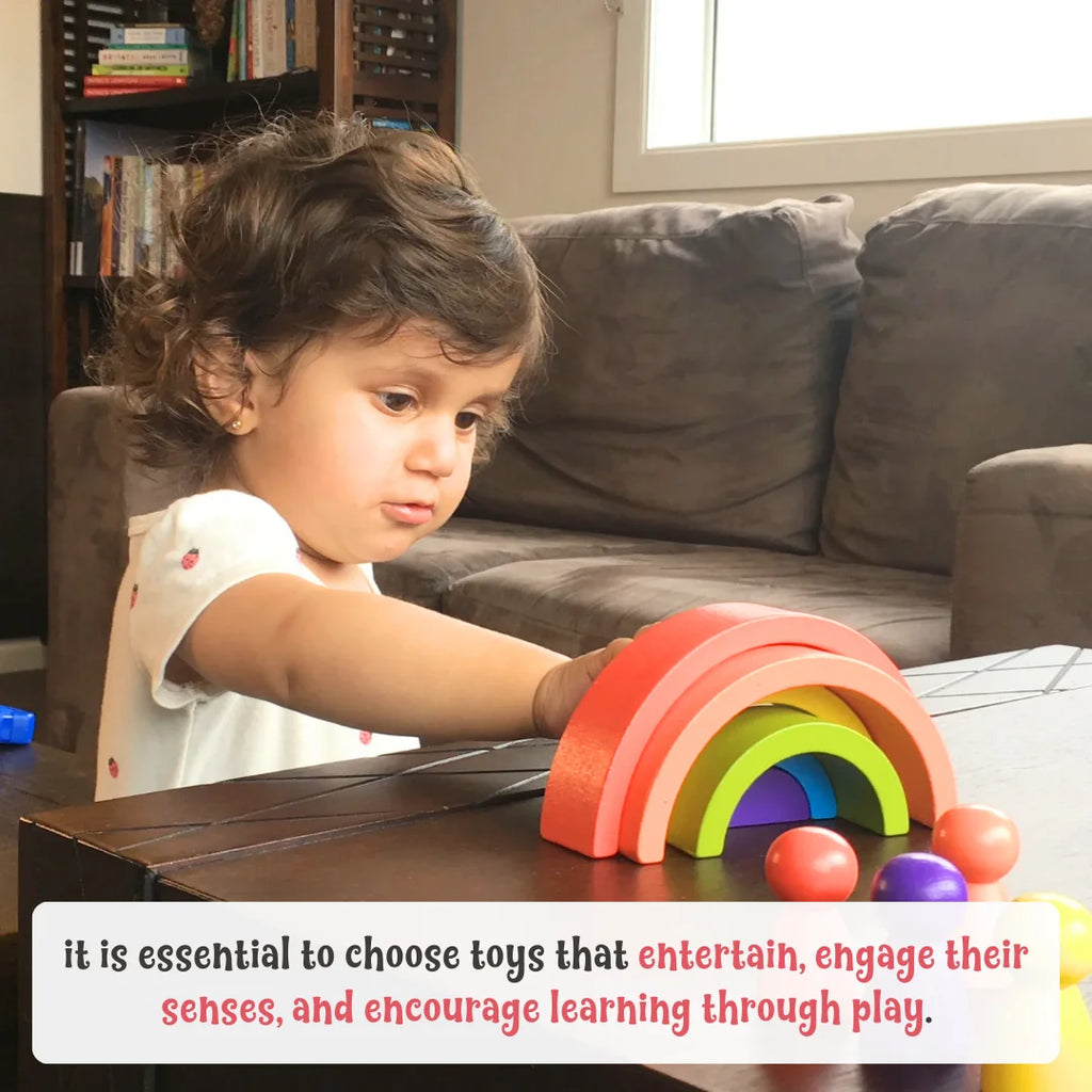 That's why it is essential to choose toys that entertain, engage their senses, and encourage learning through play.