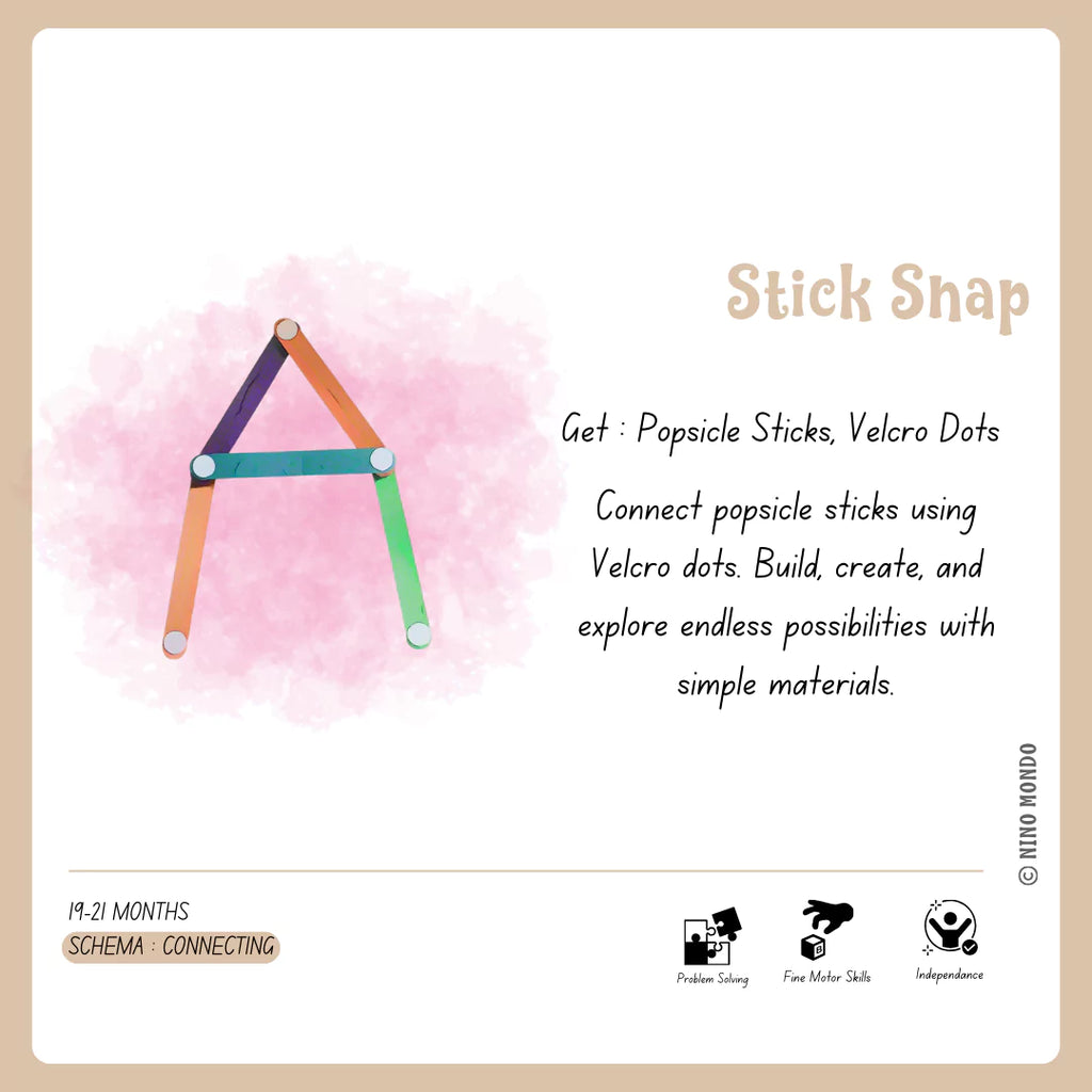 stick Snap for Montessori toys